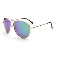 Lunettes de soleil de marque tendance, lunettes de soleil polarisées classiques pour hommes, verres miroir UV400, monture en métal, lunettes de soleil 2024