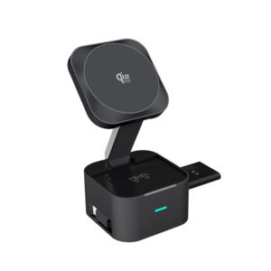 <span class=keywords><strong>Cargador</strong></span> Magnético Plegable 3 en 1 QI2.2 de 25 W con Cable Retráctil para Teléfono <span class=keywords><strong>Apple</strong></span>, iWatch y Airpods - Product Image 4