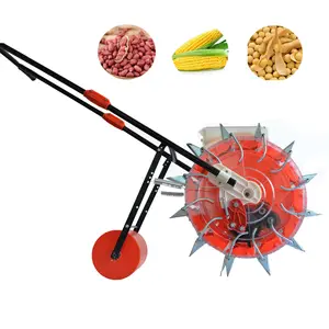 Greenhouse seeder portable hand push sembradora de maize double hilera machine planter seeders manual corn seeder