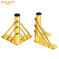 WINSTAR 150mm Custom Gold Farbe Metall Eisen Schrank Füße Golden Sofa Bein für Möbel