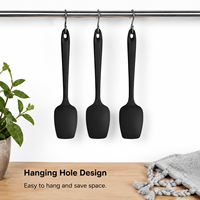 Ensemble de 3 spatules en silicone 315 résistantes à la chaleur, sans BPA, spatule flexible en caoutchouc, lavable au lave-vaisselle, pour la cuisine et le mélange
