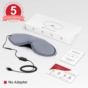 3D USB reutilizable caliente máscara de ojo ajustable 3 temperatura eléctrico seco de aliviar los ojos cansados - Product Image 6