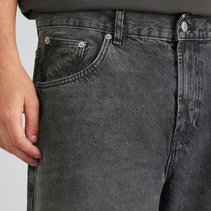 Jean en denim déchiré délavé clair pour homme, taille mi-haute, extensible, style streetwear décontracté, fournisseur en gros, commande en gros - Product Image 5
