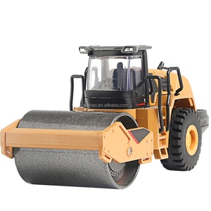 SJY-1715 1:50 Rodillo Compactador de Carreteras de Metal Fundido a Presión, Modelo de Construcción de Aleación de Acero 1/50, Camión Rodillo, Coche Fundido a Presión, Furgoneta - Product Image 1