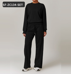 <span class=keywords><strong>Set</strong></span> di felpe sportive per il tempo libero con cappuccio da <span class=keywords><strong>donna</strong></span> a manica lunga per Fitness sport <span class=keywords><strong>allenamento</strong></span> palestra <span class=keywords><strong>set</strong></span> da Yoga per ragazze all'aperto - Product Image 2