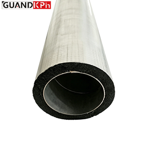 Raccords de <span class=keywords><strong>conduit</strong></span> rond de 2 m en acier galvanisé Z275, isolés en mousse de caoutchouc de 15 mm, pour l'alimentation et la retour d'air des navires, la ventilation marine et CVC - Product Image 3