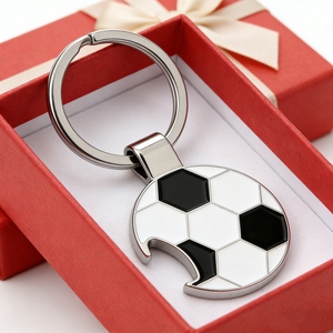 Llavero Abridor de Botellas de Cerveza de Metal de Aleación de Zinc con Diseño Personalizado de la Copa Mundial de Fútbol 2026, Regalo de Recuerdo Deportivo de Tenis de Mesa/Pickleball/Fútbol - Product Image 2