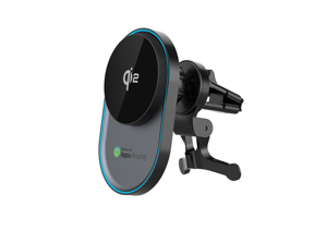 Caricabatterie Magnetico Wireless Qi2 per Auto con Ricarica Rapida 15W, Supporto per Telefono con Luce LED RGB e Localizzatore Anti-Smarrimento - Product Image 3