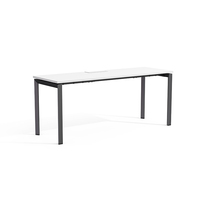 Bureau commercial individuel moderne en fer, convertible, extensible, modulaire, réglable, personnalisable, avec tiroir à dossiers pour bureau
