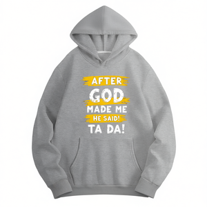 เสื้อฮู้ดลำลองสำหรับผู้หญิง God Disturb ผลิตจากโพลีเอสเตอร์ 100% แบบถัก แขนยาว มีกระเป๋า สไตล์ฤดูใบไม้ร่วง - Product Image 1