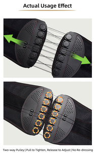 Produits à succès 2026 Ceinture de soutien lombaire élastique avec poulie pour le dos et le soulagement des douleurs dorsales - Product Image 6