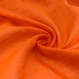 ผ้าลินินอินทรีย์21*21ธรรมดาเอนไซม์ล้างรามีผ้าฝ้ายผสมสำหรับชุด/เสื้อริ้วรอยขายส่งฟรีสำหรับเสื้อผ้า - Product Image 6