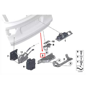 Para <span class=keywords><strong>Bmw</strong></span> <span class=keywords><strong>4</strong></span> <span class=keywords><strong>GC</strong></span> F36 X3 F25 cerradura de puerta de coche pestillo de puerta trasera 51247233025 nuevos repuestos Automotrices - Product Image 6