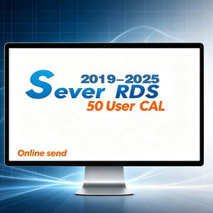 Serveur de Services de Bureau à Distance <span class=keywords><strong>Server</strong></span> 2019, <span class=keywords><strong>Server</strong></span> 2021, <span class=keywords><strong>Server</strong></span> 2025 RDS, Licence <span class=keywords><strong>CAL</strong></span> pour 50 utilisateurs, Licence <span class=keywords><strong>CAL</strong></span> pour <span class=keywords><strong>2022</strong></span> appareils, Version Globale, Activation Rapide - Product Image 1