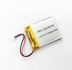 超薄型リポバッテリー602248 602540 702535 902035 3.7v 660mah 670mah充電式リチウムポリマーバッテリー