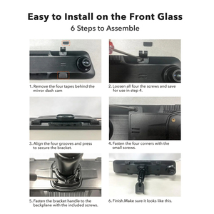 Wolfbox OEM <b>Bracket</b> for G840S/G840H/G850/G900pro USB C Mirror Dash Cam - Product Image 4