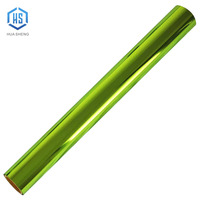 Rouleaux de feuille de transfert PET multicolores et multi-tailles, feuille de transfert or et argent pour imprimante laser