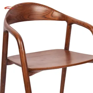 מכירות חמות יוקרה זולה כיסא אוכל מעץ מלא מסין עבור חדר אוכל כסאות עץ מסעדה