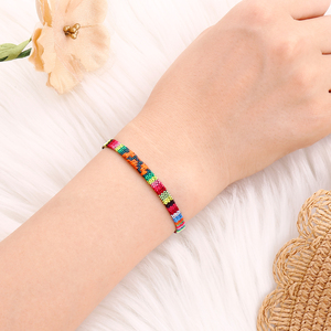 Bện Dây Vòng Đeo Tay Cho Cô Gái Tuổi Teen Có Thể Điều Chỉnh Mắt Cá Chân Vòng Đeo Tay Cho Phụ Nữ Chuỗi Bện Không Thấm Nước Bohemian Ấn Độ Đồ Trang Sức - Product Image 4