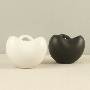 Nouveau Porte-Bougie et Pot en Céramique Créatif et Simple pour Mariages, Célébrations, Anniversaires, Commémorations - Ornement de Bougie Parfumée - Product Image 5