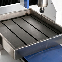 Routeur CNC Mini Abordable Jinan Mosencnc 4040 pour Gravure Métal, Moteur Leadshine, Broche 2.2Kw, Table avec Refroidisseur d'Eau