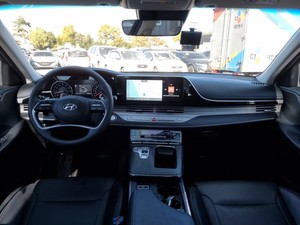 Grandeur ใหม่2022ดำ Sedan LPG รถเก๋งแบบไม่มีอุบัติเหตุที่นั่งอุ่นซันรูฟแบบพาโนรามา V6รถเกาหลี - Product Image 5