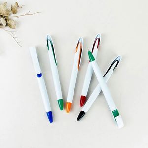 Branded Plastic Print <b>Pens</b> <b>White</b> Stylo Ballpoint Full Color Logo Uv Printing <b>Pen</b> Custom Promotional Gifts - Product Image 6
