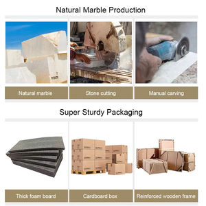 SAIDKOCC <span class=keywords><strong>Set</strong></span> di Accessori da <span class=keywords><strong>Bagno</strong></span> di Lusso in Marmo Lilla, Dispenser per Sapone, Portaspazzolino, Portasapone e Vassoio in <span class=keywords><strong>Pietra</strong></span> - Product Image 6