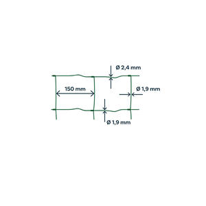 Clôture en acier au carbone galvanisé à chaud pour moutons et bovins, 50 m, <span class=keywords><strong>grillage</strong></span> progressif, clôture de sécurité pour élevages, design moderne - Product Image 5