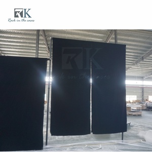 Kit de telón de fondo de alta calidad y fácil instalación con tubos y cortinas para stand de ferias comerciales y decoración de bodas - Product Image 2