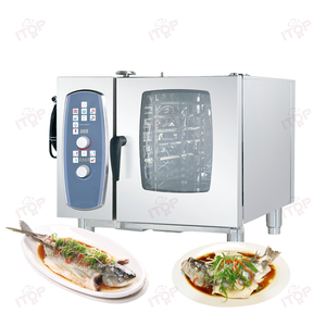 Comercial 6 10 20 Bandeja Equipo de cocina Horno combinado eléctrico Horno de vapor para restaurante de hotel - Product Image 1