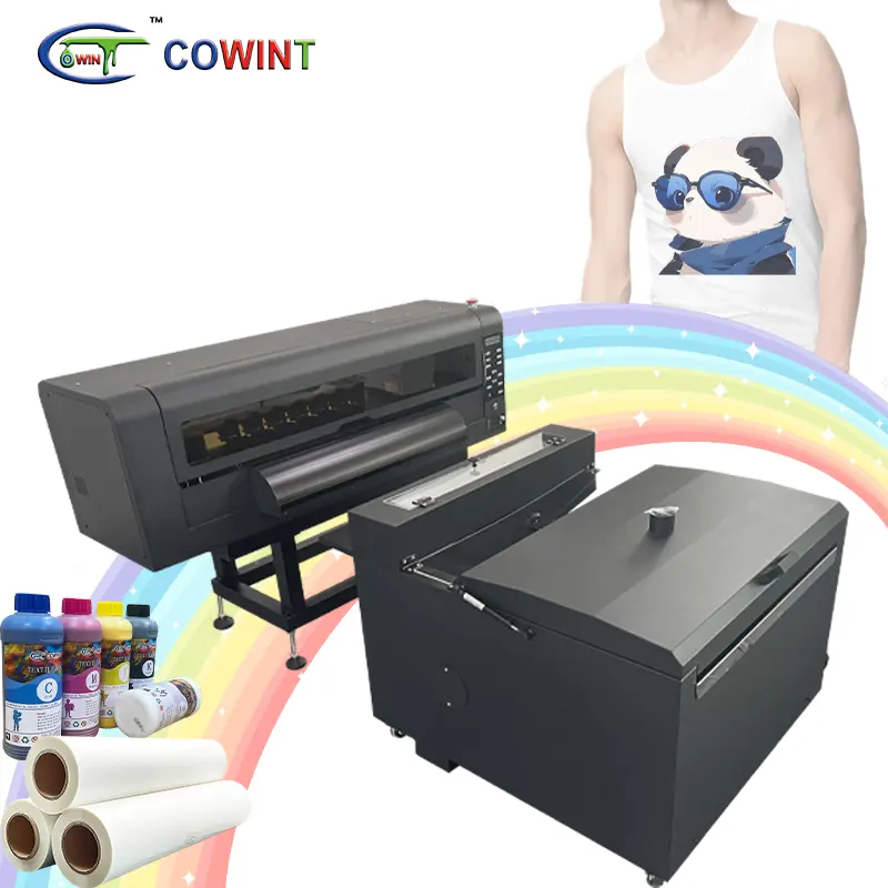 2023 Cowint stampanti Dtf popolari da 70Cm t-shirt stampante per pellicole per animali domestici stampante tessile digitale e polveriera macchina trasferimento di calore Mac