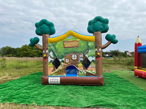 Château gonflable commercial de taille personnalisée pour le saut à cheval <span class=keywords><strong>Coco</strong></span> Melon Mini parc de trampoline pour enfants - Product Image 3