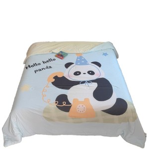 Hello Panda Kids Summer Quilt 2.5-3 Jin Reactive Printing Cooling Duvet <b>Large</b> Square Type For Children Over 4 Years - Product Image 5