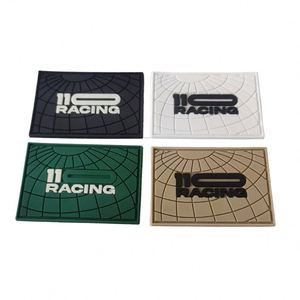 Patchs thermocollants personnalisés en PVC souple 3D avec logo, patchs adhésifs en PVC, patchs en caoutchouc pour sacs tactiques - Product Image 1