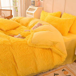 Bộ chăn ga gối đệm màu cầu vồng, bộ chăn ga gối 4 món ấm áp cho bé gái, bộ chăn ga gối bông mềm mại - Product Image 3