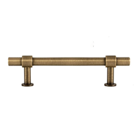Poignée de meuble en bronze sur mesure, poignées d'appareils électroménagers en laiton antique, poignées de réfrigérateur et de four à micro-ondes en laiton vieilli