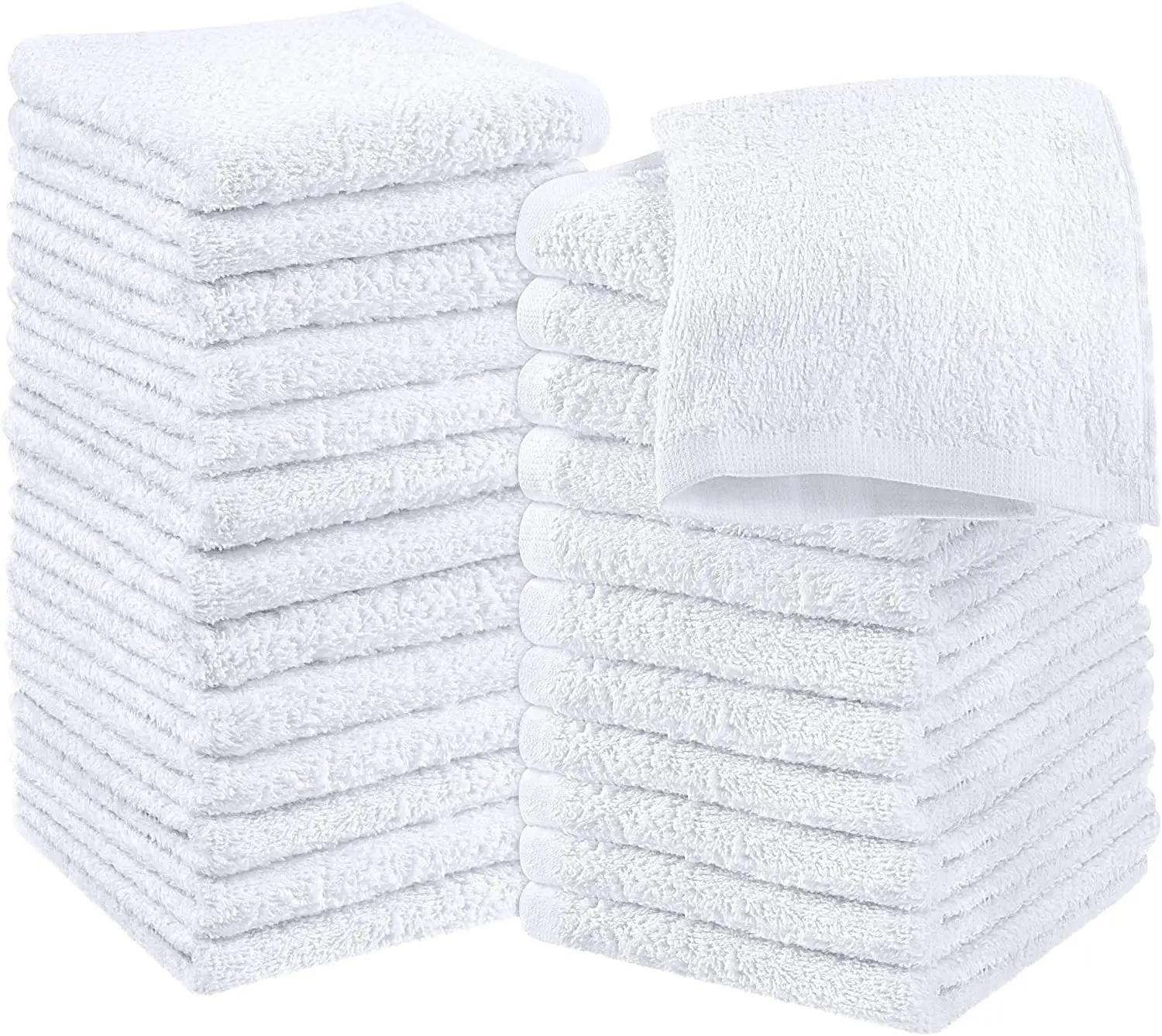 Aangepaste Kleur Wit Microfiber Doek Gezicht Handdoek
