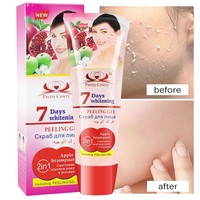 Pretty cowry – Gel exfoliant éclaircissant pour le corps, nettoyage en profondeur des Pores, traitement de l'acné, escargot éclaircissant