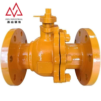 Vanne à boisseau sphérique à triple excentricité avec poignée de verrouillage, sur mesure OEM, DIN DN32-DN180, pour gaz GNL et gaz de four à coke