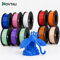 Filament d'imprimante 3D Novtau PLA Basic 1,75 mm, bobine de 1 kg, matériau d'impression plastique et fournitures d'impression pour modèles créatifs