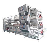 Système de batterie automatique commercial Cages à volaille bon prix équipement d'alimentation de poulet en acier de type H pour la ferme nouvelle condition