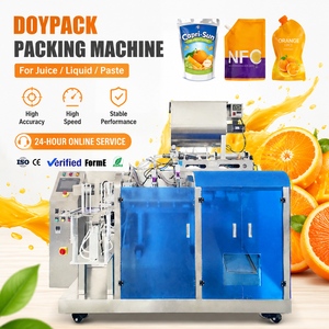 Nouvelle conception de machine d'emballage automatique Doypack en SUS304 pour l'emballage de jus d'orange, sac en matière plastique - Product Image 1