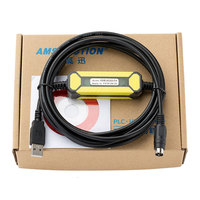 Adaptateur USB-SC09-FX adapté aux câbles de programmation PLC série FX SC-09 FX0N FX1N FX2N FX0S FX1S FX3U FX3G (type FTDI)