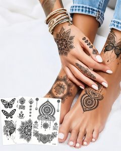 รอยสักชั่วคราวลายของคุณเองแบบน้ำโอนลาย  สมุนไพร  ปรับแต่งได้  ติดทนนาน - Product Image 3
