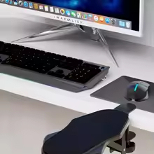 Computer Arm <b>Rest</b> For Desk Adjustable Ergonomic <b>Wrist</b> <b>Rest</b> Support For Keyboard Armrest Extender Rotating Mouse Pad Holder - Product Image 3