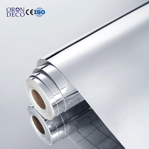 Pegatinas <span class=keywords><strong>de</strong></span> Espejo <span class=keywords><strong>para</strong></span> Paredes ORON Factory, Bajo MOQ, 24"x118", Autoadhesivas, Plateadas, Rollo <span class=keywords><strong>de</strong></span> Papel Tapiz <span class=keywords><strong>de</strong></span> Vinilo <span class=keywords><strong>para</strong></span> Decoración del Hogar - Product Image 2