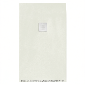 Plato de Ducha Rectangular Emotion Line Serenity Beige 100 x 150 cm - Product Image 2