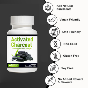 Capsules de <span class=keywords><strong>Charbon</strong></span> <span class=keywords><strong>Actif</strong></span> OEM avec Vinaigre de Cidre de Pomme – Complément Herbal Santé pour Améliorer l'Immunité - Product Image 6