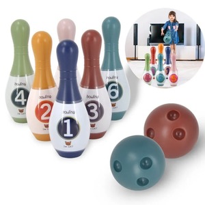 Juego de pelota deportiva <span class=keywords><strong>para</strong></span> interiores/exteriores <span class=keywords><strong>para</strong></span> juegos interactivos entre padres e hijos, bolera de juguete de plástico <span class=keywords><strong>para</strong></span> niños/niñas, juguete de baño elegante - Product Image 1
